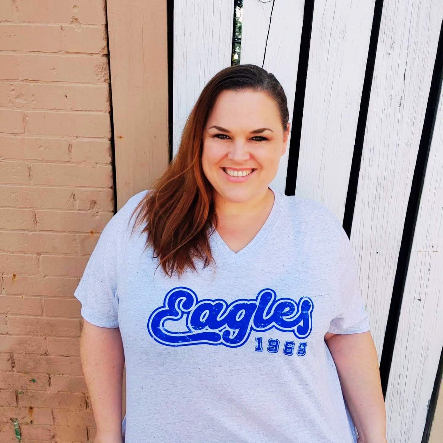Women's Brentwood Eagles Shirt on Bella Canvas