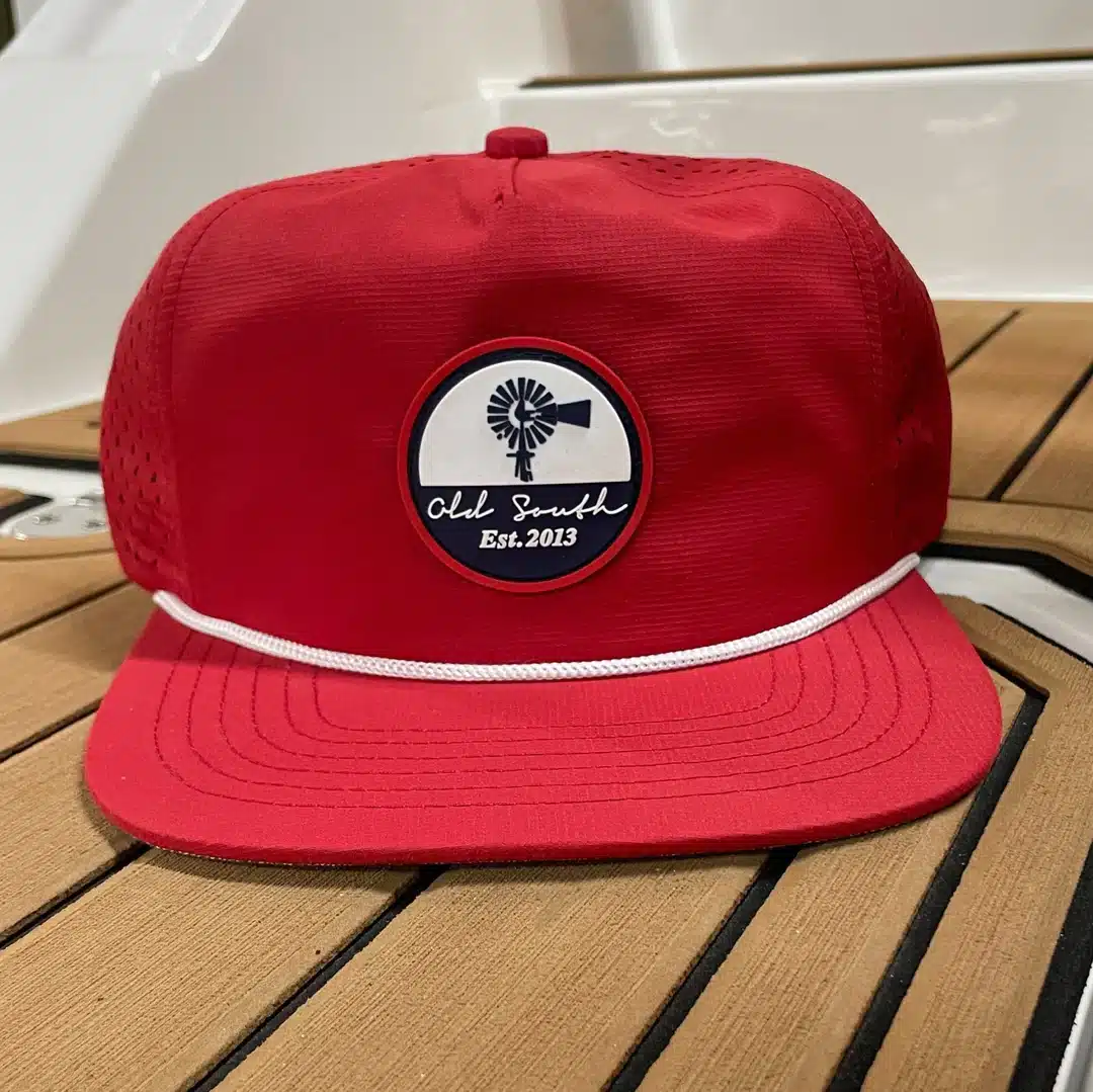 Classic Circle Patch Hydro Hat by Old South Apparel - Red